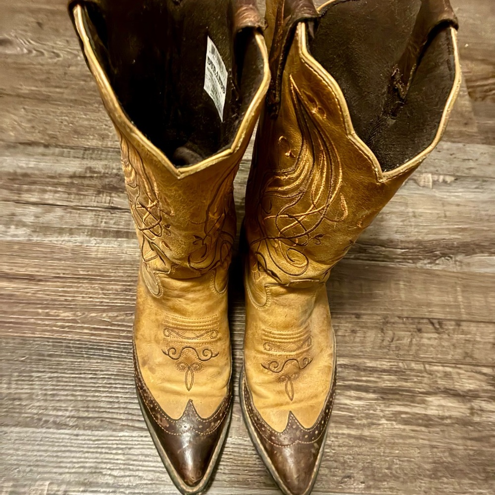 Durango Warm Brown Leather Boots